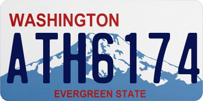 WA license plate ATH6174
