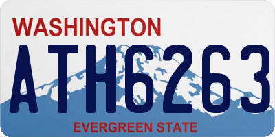WA license plate ATH6263