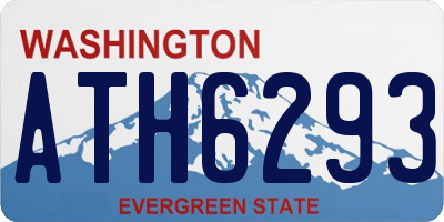 WA license plate ATH6293