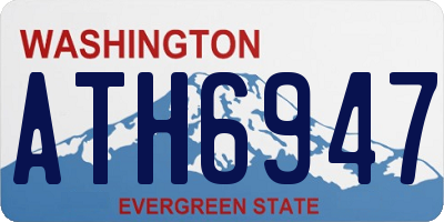WA license plate ATH6947