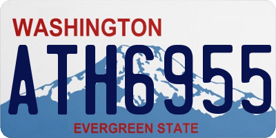 WA license plate ATH6955