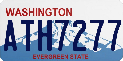 WA license plate ATH7277