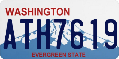 WA license plate ATH7619