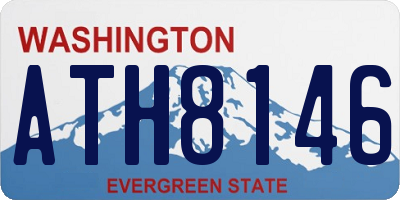 WA license plate ATH8146