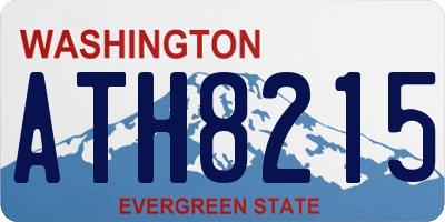 WA license plate ATH8215