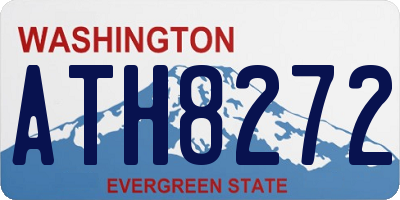 WA license plate ATH8272
