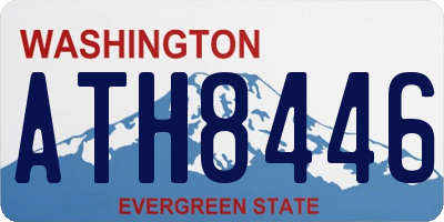 WA license plate ATH8446