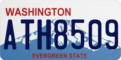 WA license plate ATH8509
