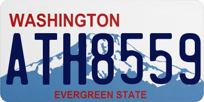 WA license plate ATH8559