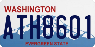 WA license plate ATH8601