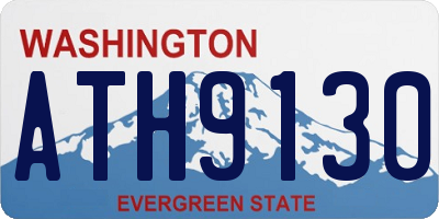 WA license plate ATH9130