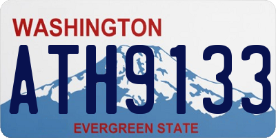 WA license plate ATH9133