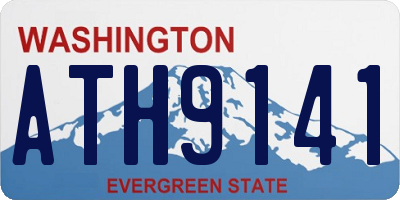 WA license plate ATH9141