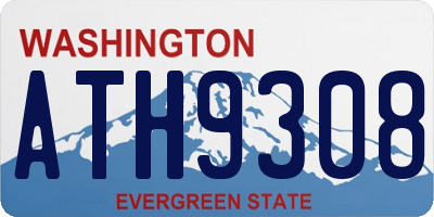WA license plate ATH9308
