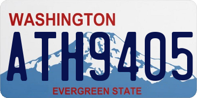 WA license plate ATH9405
