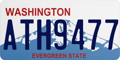 WA license plate ATH9477