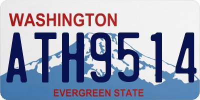 WA license plate ATH9514