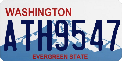 WA license plate ATH9547