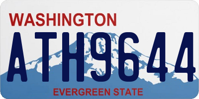 WA license plate ATH9644