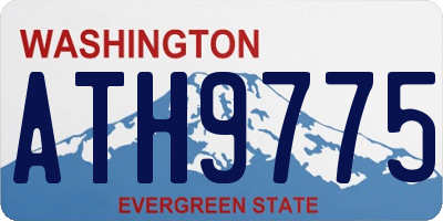 WA license plate ATH9775