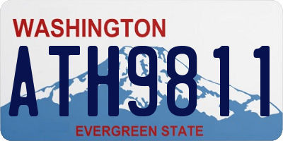 WA license plate ATH9811
