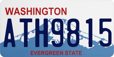 WA license plate ATH9815