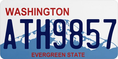 WA license plate ATH9857