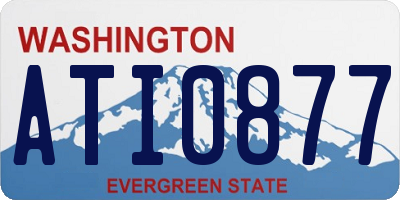 WA license plate ATI0877