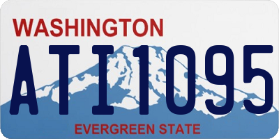 WA license plate ATI1095