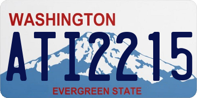 WA license plate ATI2215