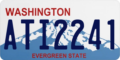 WA license plate ATI2241