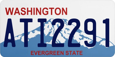 WA license plate ATI2291