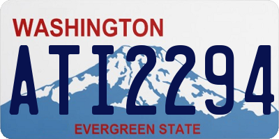 WA license plate ATI2294
