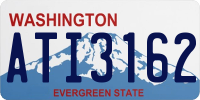 WA license plate ATI3162