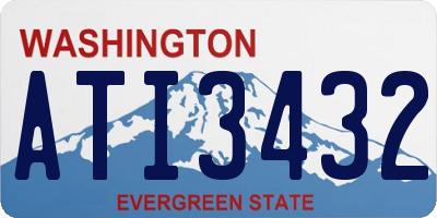 WA license plate ATI3432
