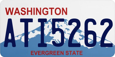 WA license plate ATI5262