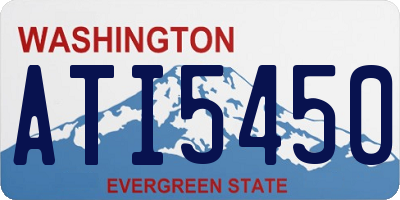 WA license plate ATI5450