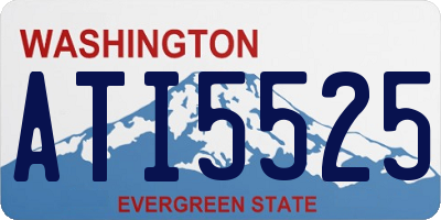 WA license plate ATI5525