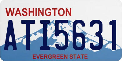WA license plate ATI5631