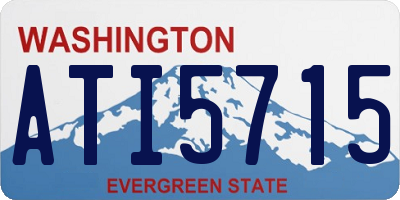 WA license plate ATI5715