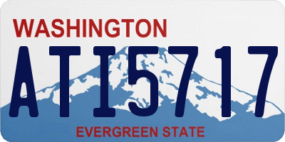 WA license plate ATI5717