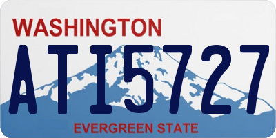 WA license plate ATI5727