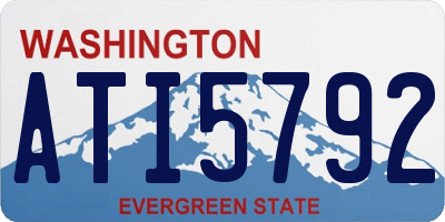 WA license plate ATI5792