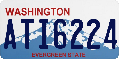 WA license plate ATI6224