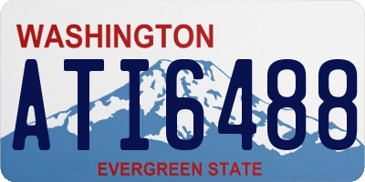 WA license plate ATI6488