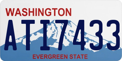 WA license plate ATI7433
