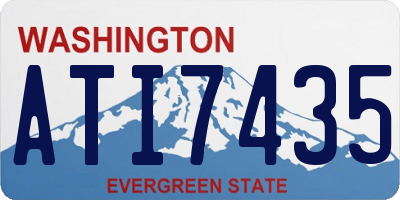 WA license plate ATI7435