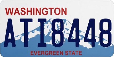 WA license plate ATI8448