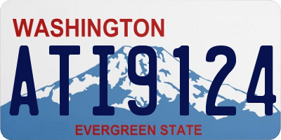 WA license plate ATI9124