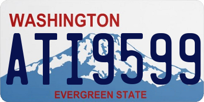 WA license plate ATI9599